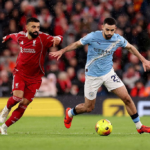 Liverpool vs Man City Premier League match action at Anfield