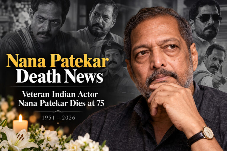 Nana Patekar Death News: Shocking Update as Veteran Actor Dies at 75