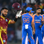 West Indies vs India T20 cricket match